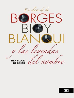 cover image of En clave de be. Borges, Bioy, Blanqui y las leyendas del nombre
